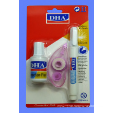 Correction Pen Correction Fluid and Correction Tape Correction Set (DH-802P+806+89)